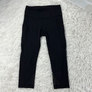 Lululemon Sweat Your Heart Out Crop (21") Black